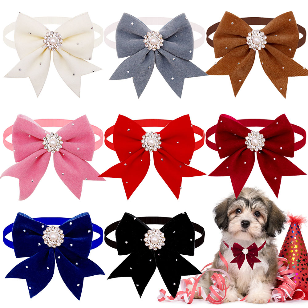 Pet Supplies In Bulk - 8PCS Obroża dla psa Kwiatowa wstążka