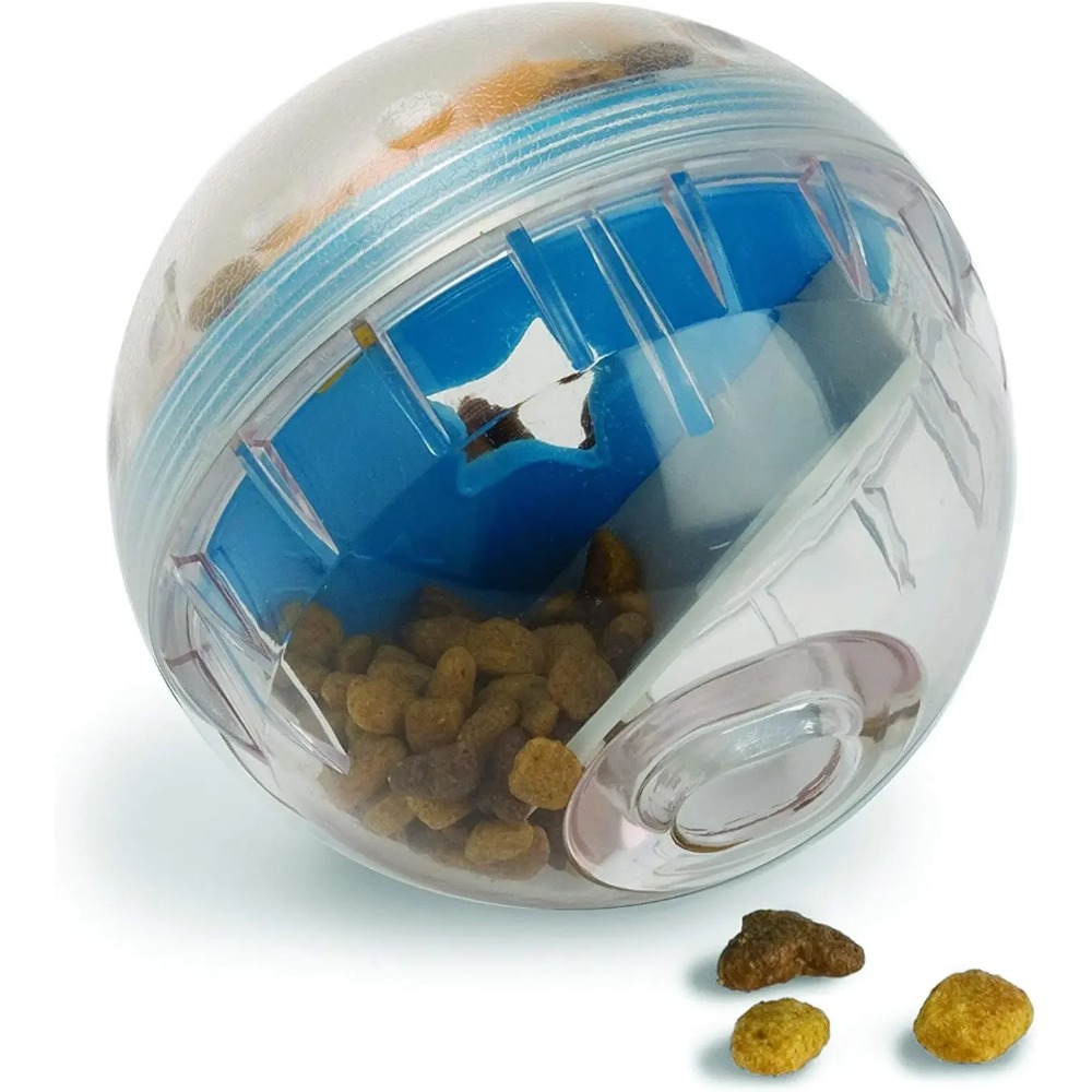 Dog Treat Puzzle Toy - Piłka IQ Treat Ball dozująca smakołyki